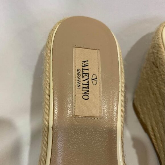 VALENTINO espadrille mules. Cream in colour. Size 38 (7.5). Excellent co… - Picture 2 of 10